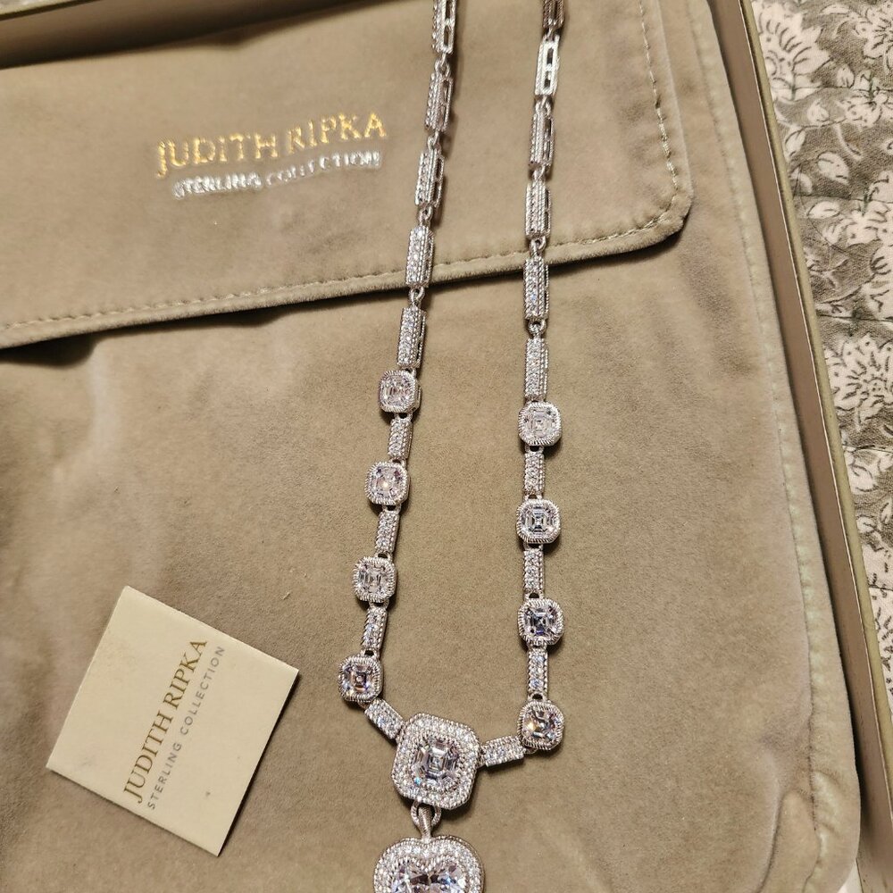 Judith Ripka Vintage Heart Necklace - Picture 2 of 3